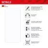 Displex Smart Glass (9H) para Xiaomi Redmi Note 14, autocolante de montagem, inquebrável