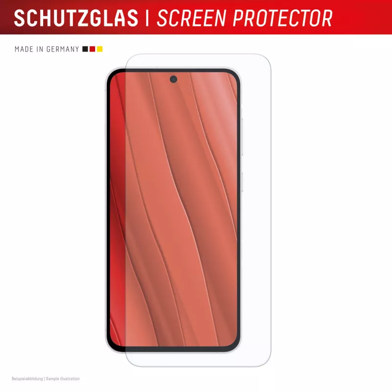 Displex Smart Glass (9H) para Samsung Galaxy S25 FE/S24 FE, autocolante de montagem, inquebrável