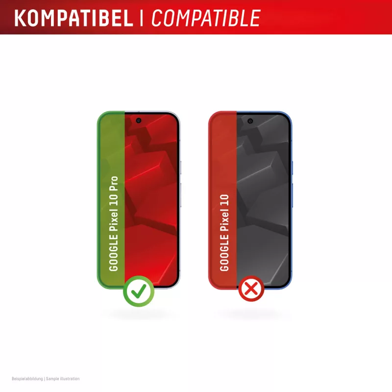 Displex vidro protetor de ecrã + capa para Google Pixel 10 Pro, moldura de montagem Eco, anti-riscos
