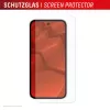 Vidro de proteção de ecrã Displex + capa para Google Pixel 9a — vidro temperado, moldura de montagem Eco, transparente, resistente a riscos