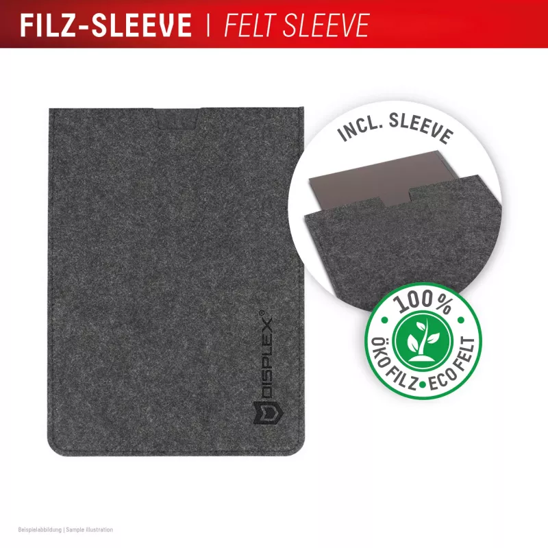 Filtro de privacidade e.v.i. Displex PRIVACY SAFE magnético 2 vias para portátil / notebook de 16 polegadas (16:10), sem moldura, brilhante/mate, 3H
