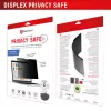Filtro de privacidade e.v.i. Displex PRIVACY SAFE magnético 2 vias para portátil / notebook de 16 polegadas (16:10), sem moldura, brilhante/mate, 3H