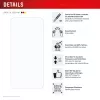 Protetor de ecrã em vidro temperado Smart Glass e.v.i. para Xiaomi 15T / 15T Pro (9H), autocolante de montagem, transparente