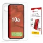 Película de proteção de ecrã e capa e.v.i. para Google Pixel 10a — vidro temperado, transparente, resistente a riscos e choques