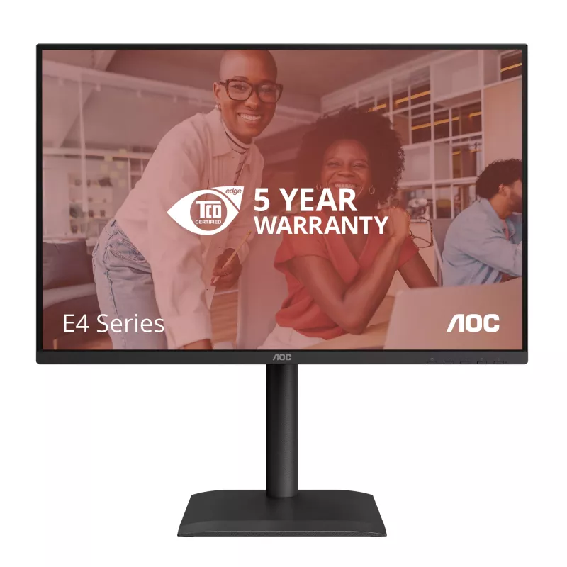 Monitor de computador AOC E4 X24E4U 61 cm (24 polegadas) 1920 x 1200 píxeis Full HD LED preto