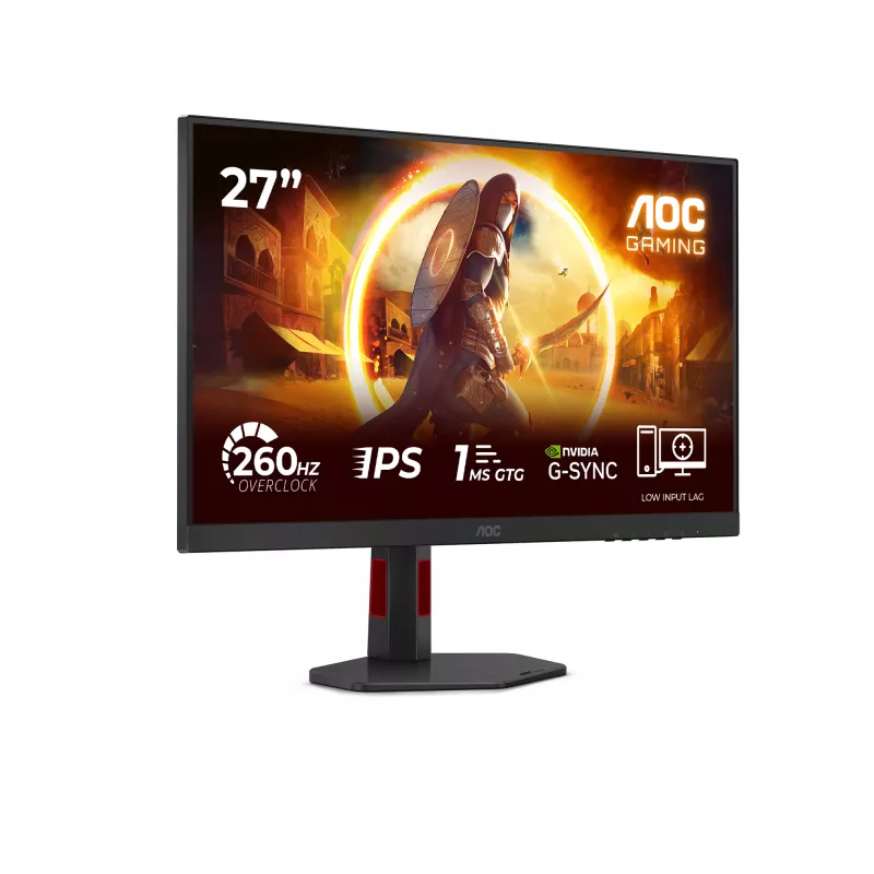 Monitor de computador AOC G4 27G4ZR 68,6 cm (27 polegadas) 1920 x 1080 píxeis Full HD LED preto, vermelho