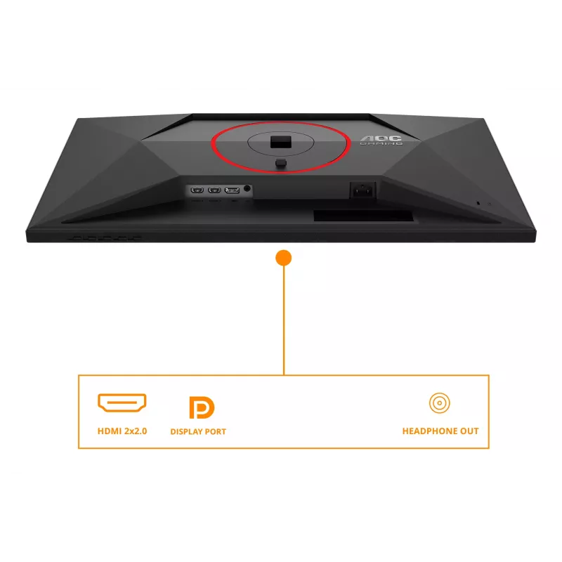 Monitor de computador AOC G4 27G4ZR 68,6 cm (27 polegadas) 1920 x 1080 píxeis Full HD LED preto, vermelho