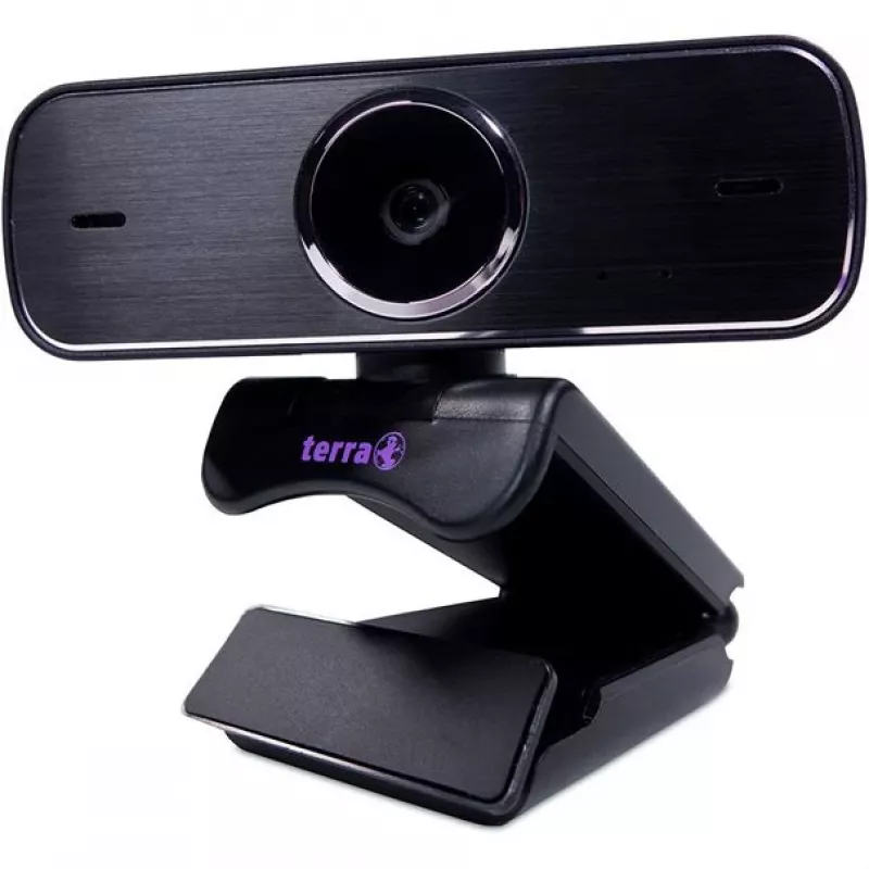 Webcam TERRA JP-WTFF-1080 2 MP 1920 x 1080 píxeis USB preto