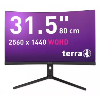 Monitor de computador TERRA 3285W 80 cm (31,5 polegadas) 2560 x 1440 píxeis Wide Quad HD LCD preto