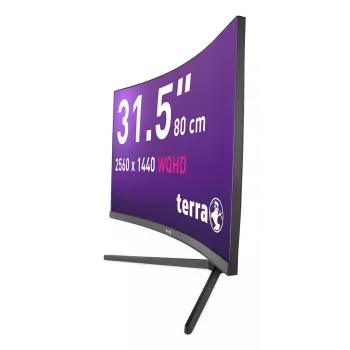Monitor de computador TERRA 3285W 80 cm (31,5 polegadas) 2560 x 1440 píxeis Wide Quad HD LCD preto