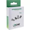 Parafuso para ventoinha InLine 5,0×10,0 mm niquelado, pack de 4