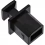 InLine Tampa de proteção contra pó para conector fêmea USB-B, preto, 50 unid.