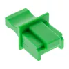 InLine Tampa de proteção contra pó para conector fêmea RJ45, verde, 10 unid.