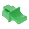 InLine Tampa de proteção contra pó para conector fêmea RJ45, verde, 10 unid.