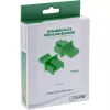 InLine Tampa de proteção contra pó para conector fêmea RJ45, verde, 100 unid.