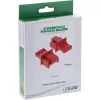 InLine Tampa de proteção contra pó para conector fêmea RJ45, vermelho, 100 unid.