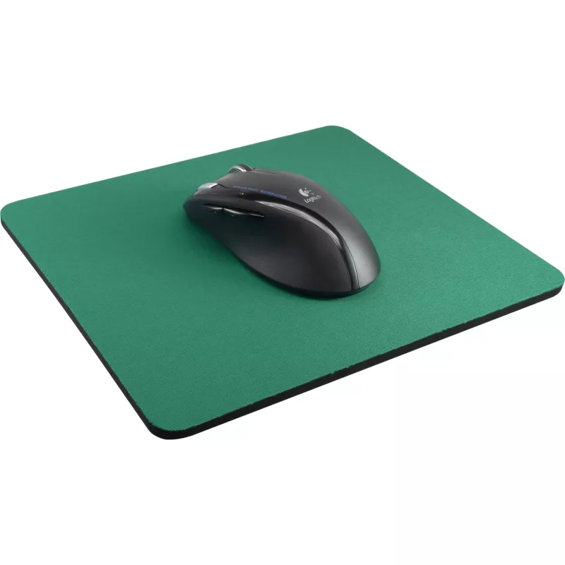 Tapete de rato InLine 250x220x6mm verde superfície têxtil antiderrapante