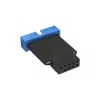 InLine Adaptador USB 2.0 para 3.0 interno placa-mãe USB 2.0 para pin header USB 3.0
