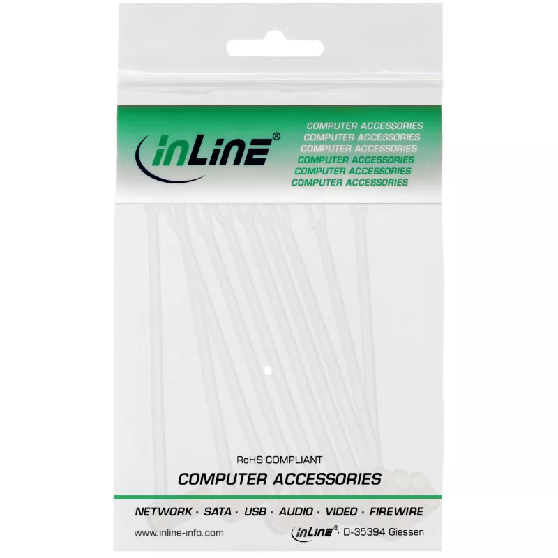 InLine Tampa de proteção contra pó para conector de fibra ótica ST ou SC simplex, 10 unid.
