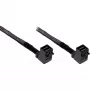 InLine Cabo Mini-SAS HD SFF-8643 para SFF-8643, angular em ambas as extremidades, Sideband, 1 m