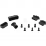 Conjunto de tampas de proteção contra pó InLine para interfaces AV, 12 unid.
