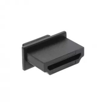 Tampa de proteção contra pó InLine para conector fêmea HDMI, preta, 10 unid.