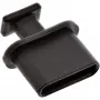 Tampa de proteção contra pó para conector fêmea USB-C InLine 59948M, preta, 50 unid.