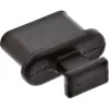 Tampa de proteção contra pó para conector fêmea USB-C InLine 59948M, preta, 50 unid.