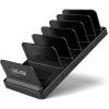 Suporte múltiplo InLine de 6 compartimentos, passivo, para secretária ou prateleira, preto