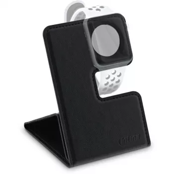 Suporte passivo dobrável InLine para Apple Watch, preto, para secretária/prateleira