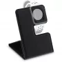 Suporte passivo dobrável InLine para Apple Watch, preto, para secretária/prateleira