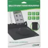 Tapete de rato InLine 55261 — tapete multifuncional de borracha com suporte para smartphone e caneta, 250×? mm, preto