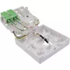 Caixa de ligação FTTH InLine pré-montada 4x LC/APC 9/125µm 10 m