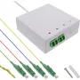 Caixa de ligação FTTH InLine pré-montada 4x LC/APC 9/125µm 50 m