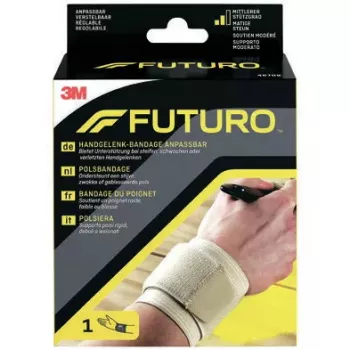 Apoio de pulso 3M Futuro 46709DABI bege utilização correta pulso