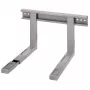 Xavax 00110931 suporte de parede universal para micro-ondas, prateado