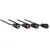 Hama 1,5m 2 x RCA M/F Cabo de áudio Preto