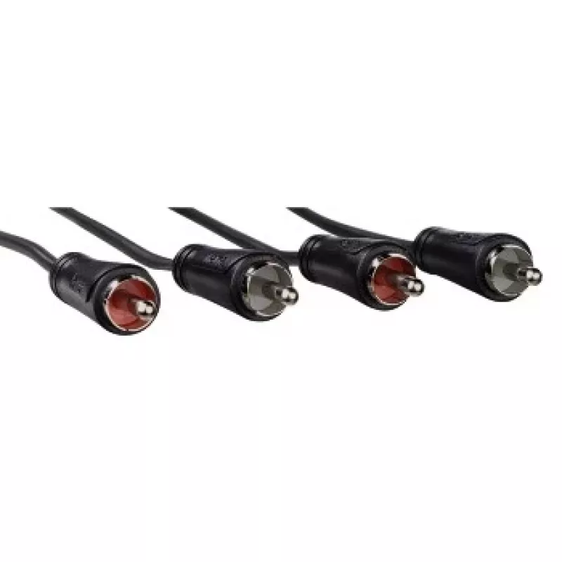 Hama Cinch Estéreo Cabo de áudio 1,5 m 2 x Cinch Preto