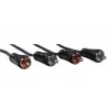 Hama 00122273 Cabo de áudio 3 m 2 x RCA Preto