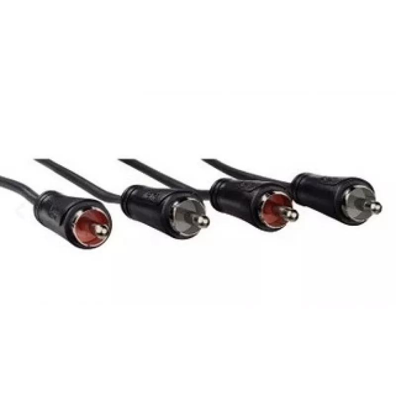 Hama 00122273 Cabo de áudio 3 m 2 x RCA Preto
