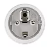 Adaptador de rede Hama 00121991 tipo F tipo G (UK) branco