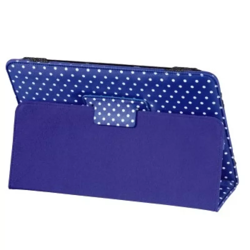 Capa tipo carteira Hama Polka Dot 20,3 cm (8 polegadas) azul