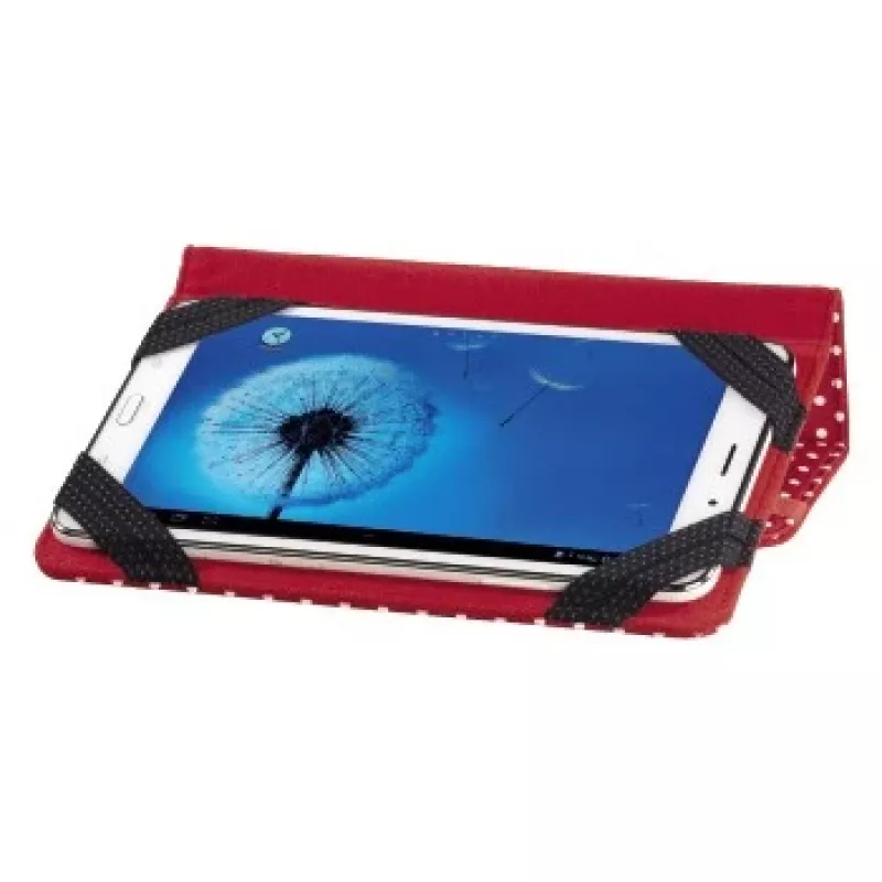 Capa tipo carteira Hama Polka Dot 20,3 cm (8 polegadas) vermelho