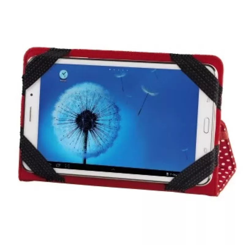 Capa tipo carteira Hama Polka Dot 20,3 cm (8 polegadas) vermelho
