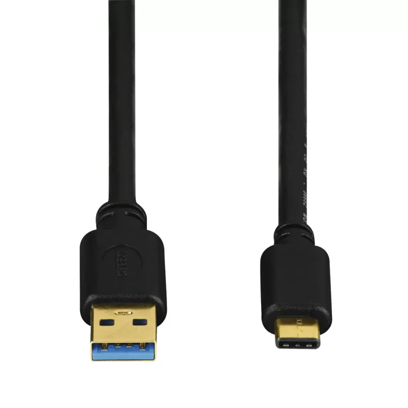 Cabo USB Hama USB-C/USB A, 1,8 m USB 3.2 Gen 2 (3.1 Gen 2) USB C preto