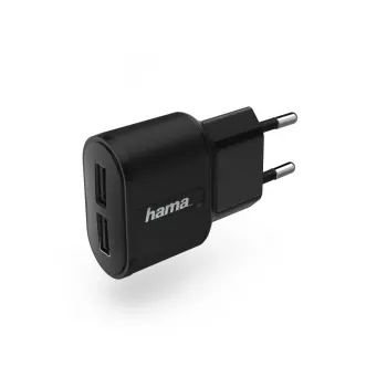 Hama 00183227 carregador móvel telemóvel, smartphone, tablet preto USB interior