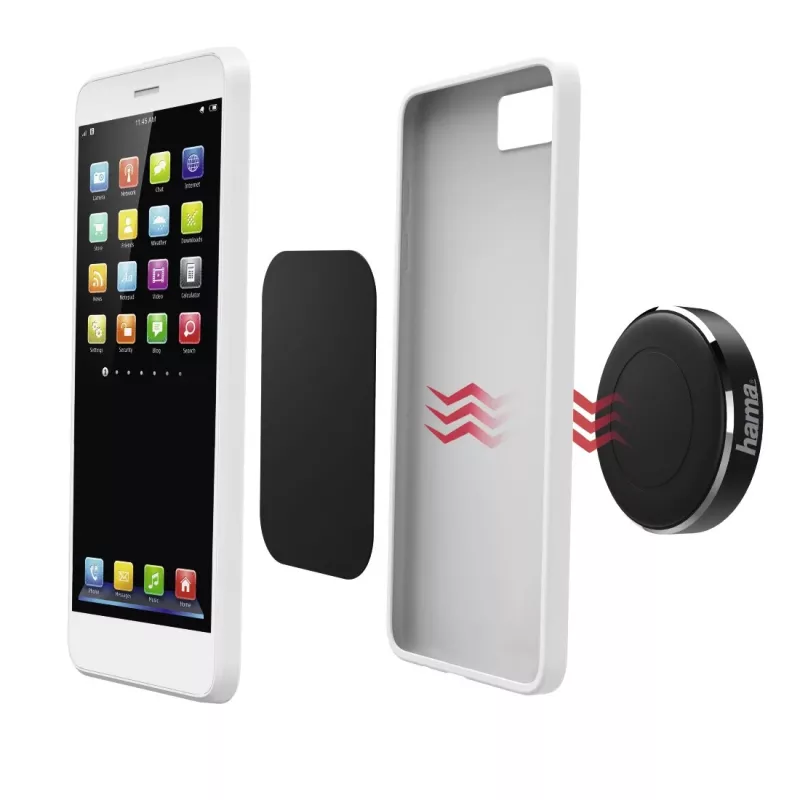 Hama 00183283 suporte passivo para telemóvel/smartphone preto