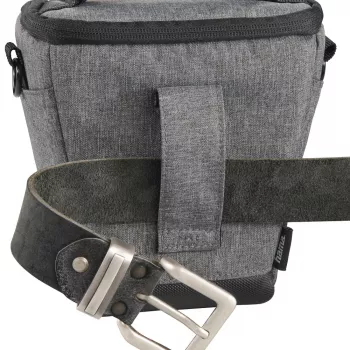 Bolsa de cinto Hama Terra cinzento universal com alça de ombro