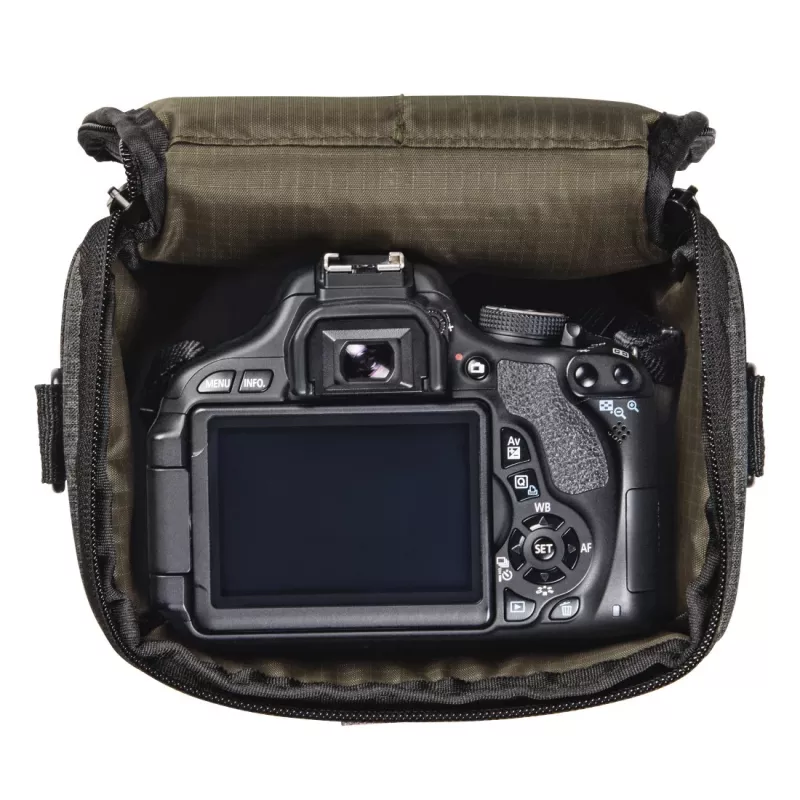 Bolsa de cinto Hama Terra cinzento universal com alça de ombro