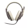 Hama SoundZ 333 headset com fios de arco gaming USB Type-A bege, castanho